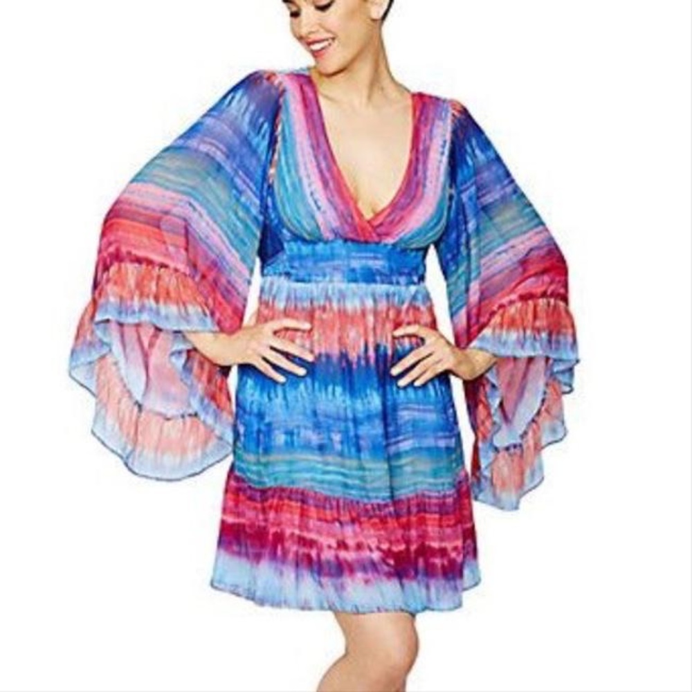 Betsey Johnson Rainbow Dress size 10